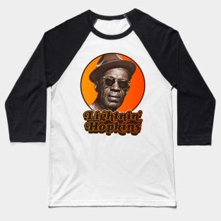 Retro Lightnin Hopkins Tribute Baseball T-Shirt